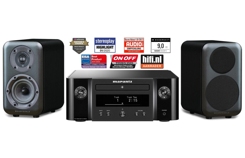 Marantz M-CR612 + Wharfedale D320