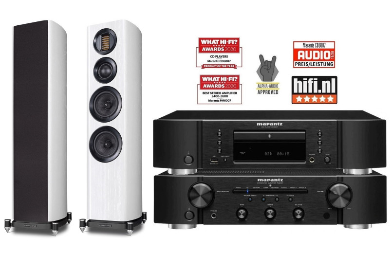 MARANTZ PM6007 + CD6007 + WHARFEDALE...