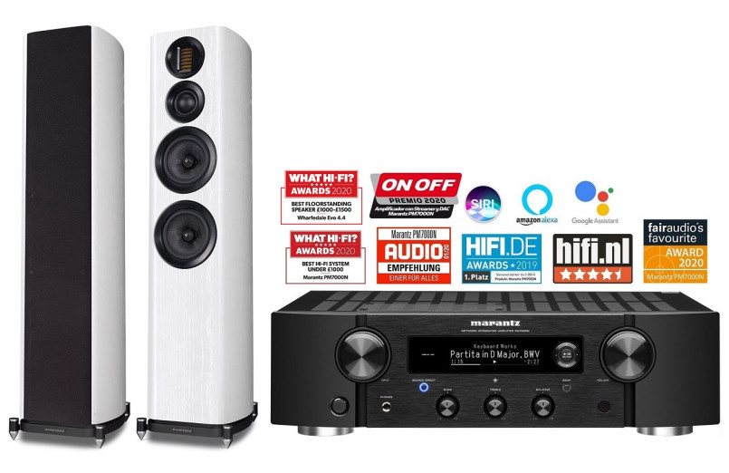 PACK ESTEREO MARANTZ PM7000N +...