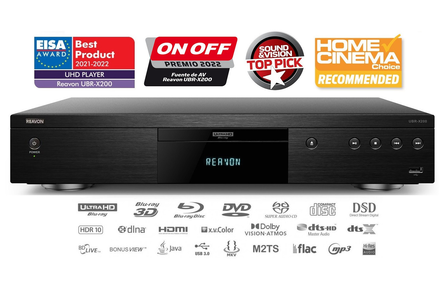 Reproductor Blu-Ray 4K SACD XLR Reavon UBR X200