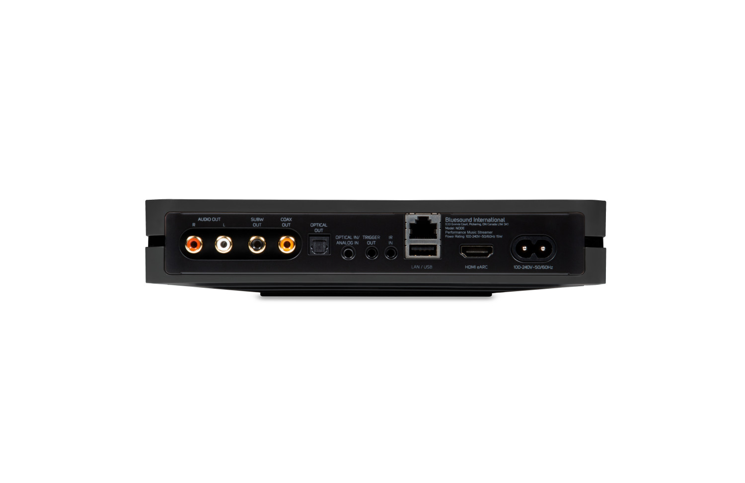 Streamer musical Hi-Res Bluesound NODE (N132) con control táctil